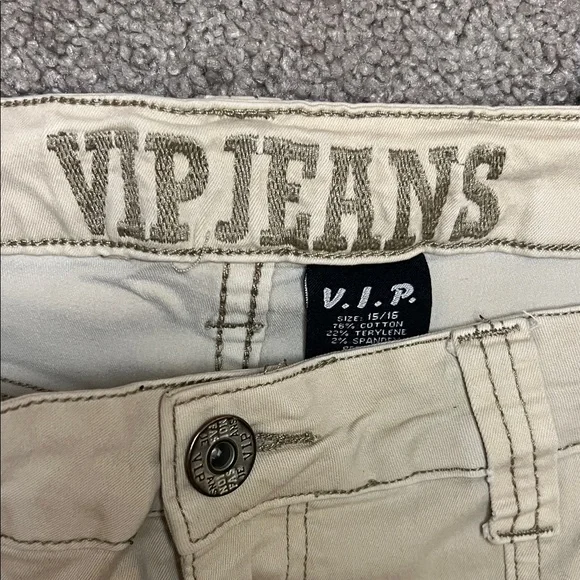 VIP Jeans Light Tan Cargo Pants - Picture 2 of 5